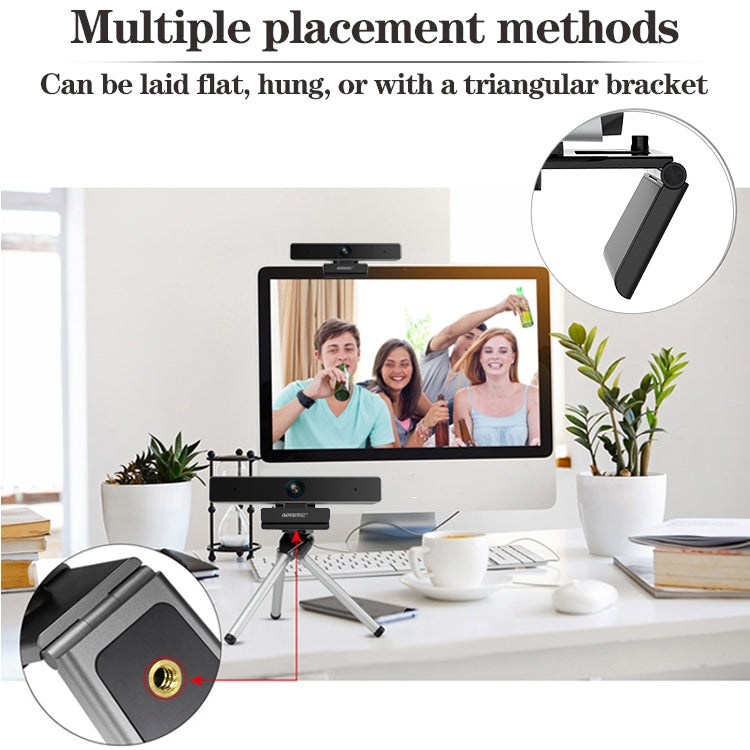 aoni C90 1080P HD Business Smart Computer Camera with Microphone - free shipping - PMC Jewellery - Order now!