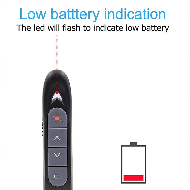 XM930 2.4GHz Wireless Laser PowerPoint Page Turning Pen Multimedia Wireless Presentation Projection Pen with USB Receiver, Support Low Battery Remind, Remote Control Distance: 100m(White) -  by PMC TechLife | Online Shopping South Africa | PMC TechLife | Buy Now Pay Later Mobicred