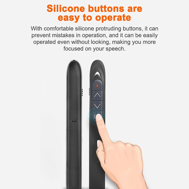 XM930 2.4GHz Wireless Laser PowerPoint Page Turning Pen Multimedia Wireless Presentation Projection Pen with USB Receiver, Support Low Battery Remind, Remote Control Distance: 100m(White) -  by PMC TechLife | Online Shopping South Africa | PMC TechLife | Buy Now Pay Later Mobicred