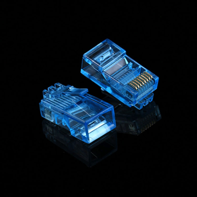 100 PCS Anpwoo Amp01 RJ45 Connector Modular Plug(Blue) - Lan Cable and Tools by PMC TechLife | Online Shopping South Africa | PMC TechLife | Buy Now Pay Later Mobicred