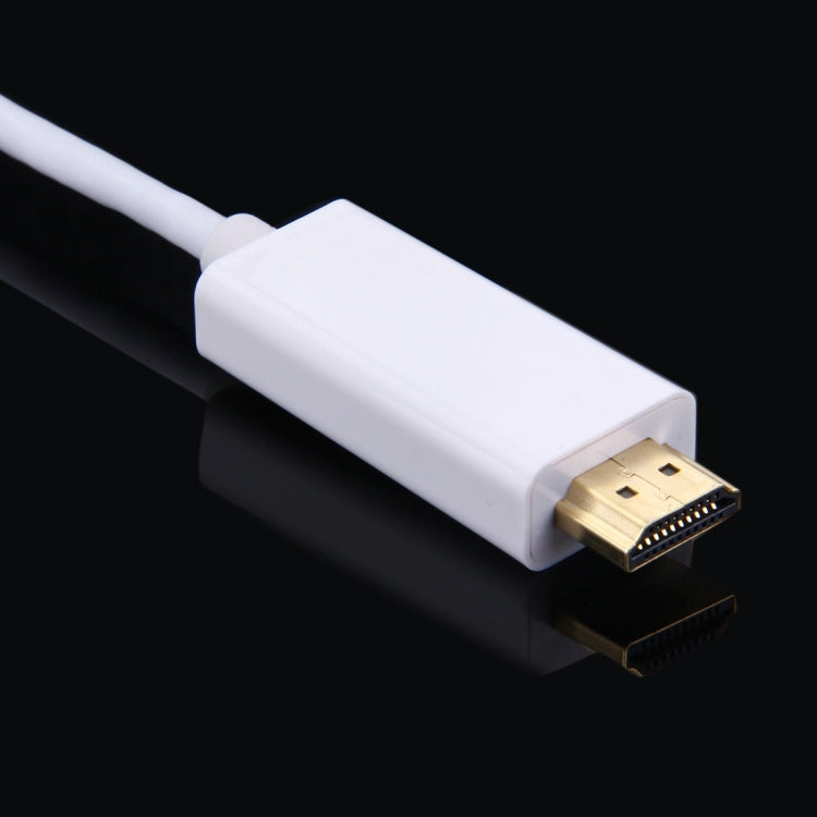3m Mini DisplayPort Male to HDMI Male Adapter Cable - Cable & Adapter by PMC Jewellery | Online Shopping South Africa | PMC Jewellery | Buy Now Pay Later Mobicred