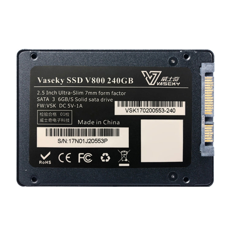 Vaseky V800 240GB 2.5 inch SATA3 6GB/s Ultra-Slim 7mm Solid State Drive SSD Hard Disk Drive for Desktop, Notebook - free shipping - PMC Jewellery - Order now!