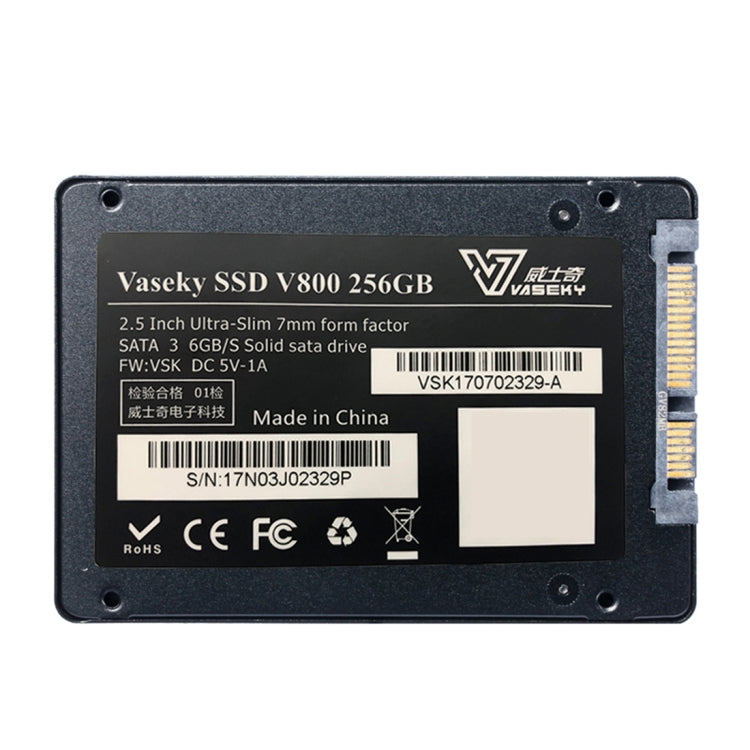 Vaseky V800 256GB 2.5 inch SATA3 6GB/s Ultra-Slim 7mm Solid State Drive SSD Hard Disk Drive for Desktop, Notebook - free shipping - PMC Jewellery - Order now!