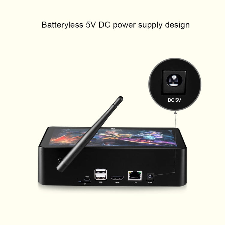 PiPo X8 Pro TV Box Style Mini PC, 4GB + 64GB, 7 inch Windows 10, Intel Celeron N4020 Dual Core, Support TF Card / Bluetooth / WiFi / LAN / HDMI, US/EU Plug - free shipping - PMc TechLife - Order now!