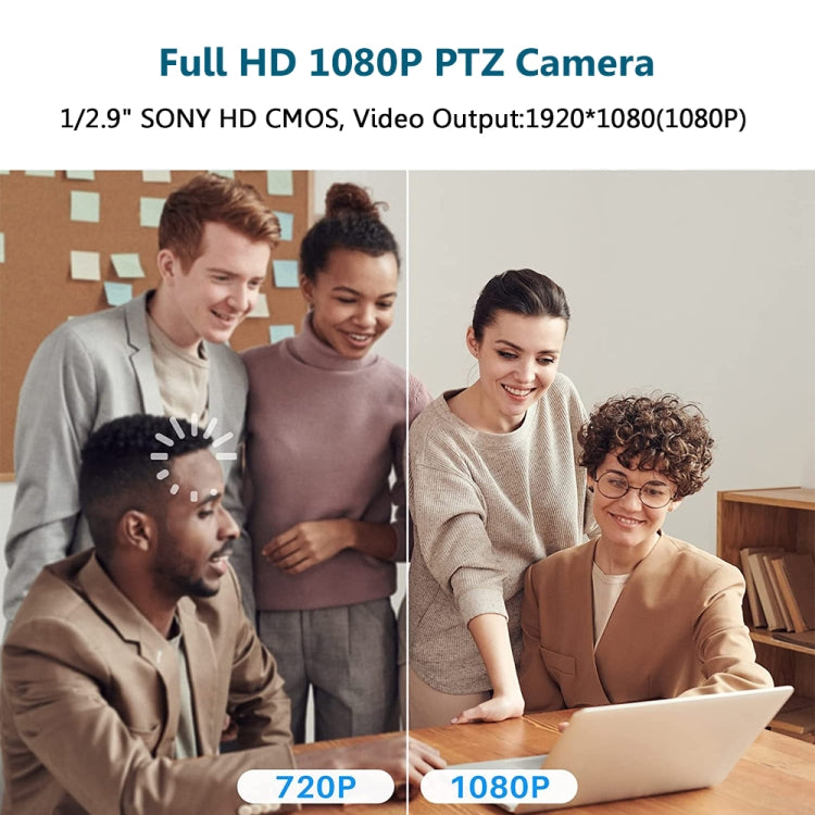 YANS YS-H23U USB HD 1080P 3X Zoom Wide-Angle Video Conference Camera with Remote Control, US Plug (Grey) - free shipping - PMc TechLife - Order now!