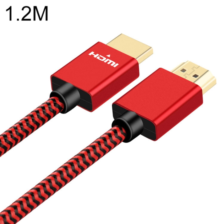 ULT-unite Gold-plated Head HDMI 2.0 Male to Male Nylon Braided Cable, Cable Length: 1.2m(Red) - Cable by ult-unite | Online Shopping South Africa | PMC TechLife | Buy Now Pay Later Mobicred