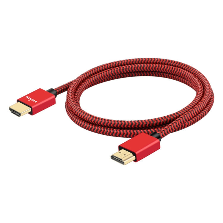 ULT-unite Gold-plated Head HDMI 2.0 Male to Male Nylon Braided Cable, Cable Length: 1.2m(Red) - Cable by ult-unite | Online Shopping South Africa | PMC TechLife | Buy Now Pay Later Mobicred