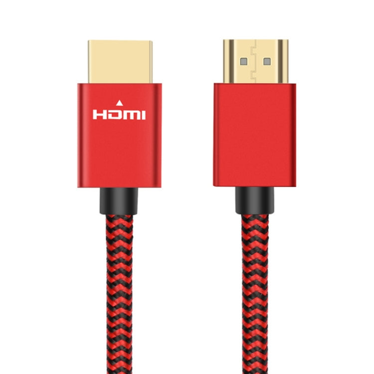 ULT-unite Gold-plated Head HDMI 2.0 Male to Male Nylon Braided Cable, Cable Length: 2m(Red) - free shipping - PMC TechLife - Order now!