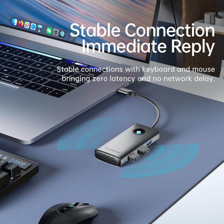ORICO PW11-5P Type-C / USB-C 5-in-1 5Gbps Multifunction Docking Station(Silver) - USB HUB by ORICO | Online Shopping South Africa | PMC TechLife | Buy Now Pay Later Mobicred