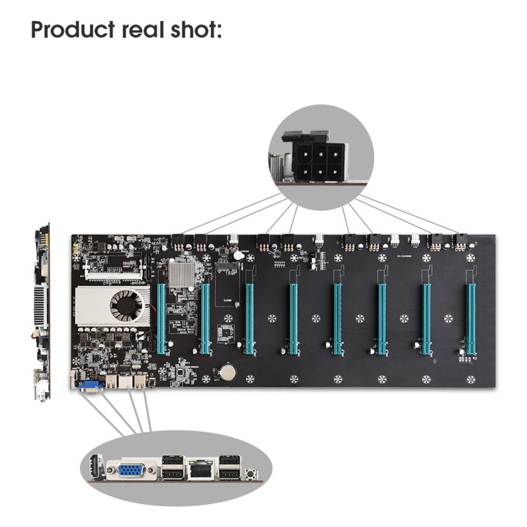 BTC-S37 Professional Mining Motherboard - Motherboard by PMC TechLife | Online Shopping South Africa | PMC TechLife | Buy Now Pay Later Mobicred