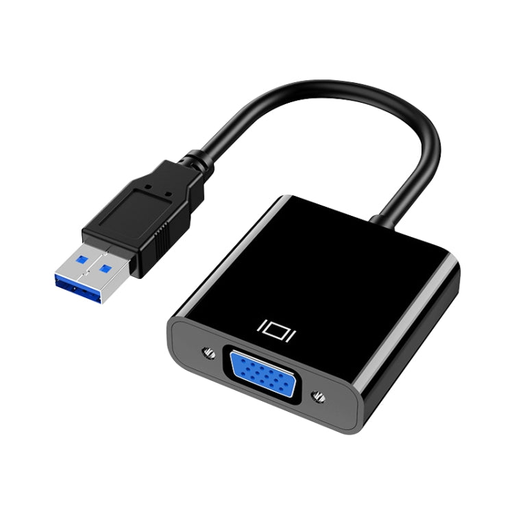 HW-1501 USB to VGA HD Video Converter (Black) - Adapter by PMC TechLife | Online Shopping South Africa | PMC TechLife | Buy Now Pay Later Mobicred