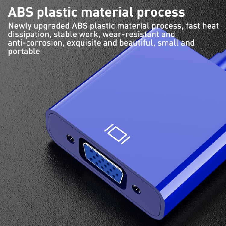 HW-1501 USB to VGA HD Video Converter (Black) - Adapter by PMC TechLife | Online Shopping South Africa | PMC TechLife | Buy Now Pay Later Mobicred