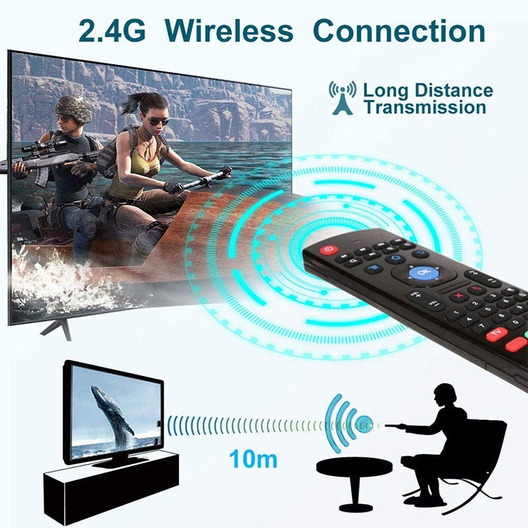 MX3 Voice Version 2.4GHz Fly Air Mouse Wireless Keyboard Remote Control with Gyroscope - MINI PC Accessories & Gadgets by PMC Jewellery | Online Shopping South Africa | PMC Jewellery | Buy Now Pay Later Mobicred