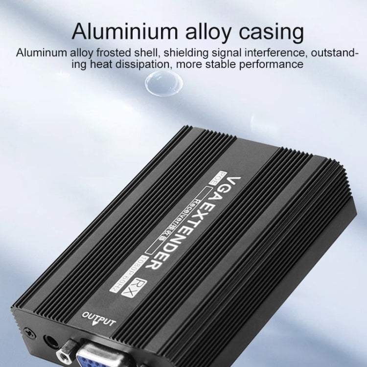 Measy VGA1815 VGA Extender Transmitter and Receiver Converter, POE Single Power Supply, Transmission Distance: 150m(UK Plug) - free shipping - PMC Jewellery - Order now!