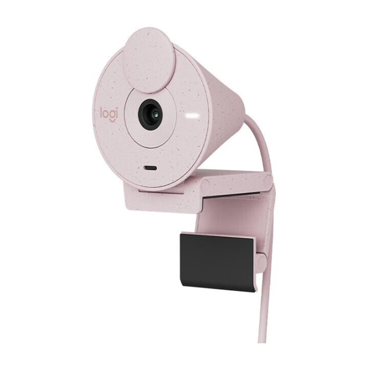 Logitech Brio 300 2MP 1080P Full HD IP Camera with Noise Reduction Microphone (Pink) - free shipping - PMC Jewellery - Order now!