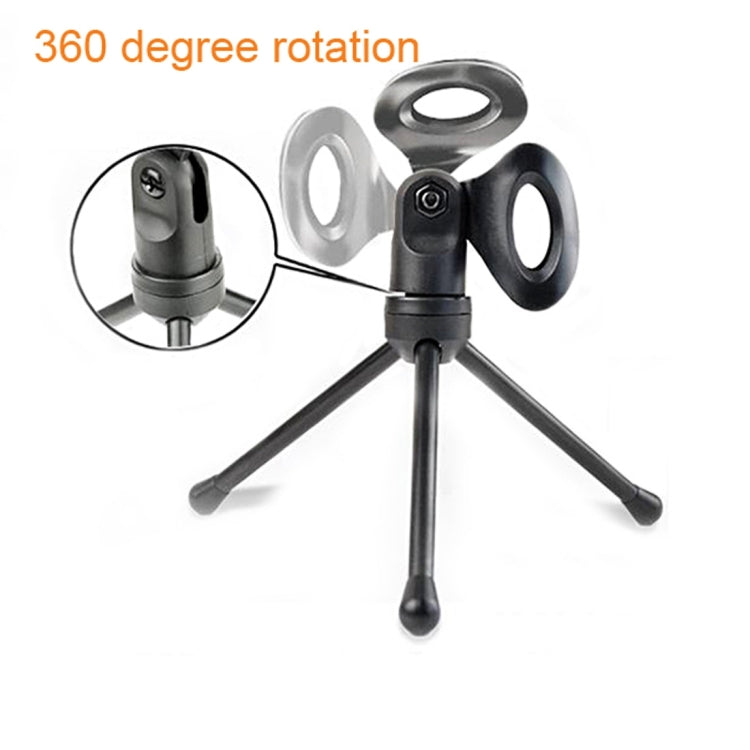Yanmai SF666 Professional Condenser Sound Recording Microphone with Tripod Holder, Cable Length: 1.3m, Compatible with PC and Mac for Live Broadcast Show, KTV, etc.(Gold) - Microphone by Yanmai | Online Shopping South Africa | PMC TechLife | Buy Now Pay Later Mobicred