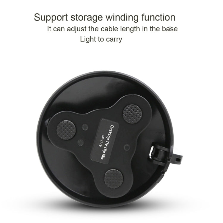 Yanmai SF-911 Professional Condenser Sound Recording 3.5mm Jack Microphone with Base Holder, Cable Length: 1.5m, Compatible with PC and Mac for Live Broadcast Show, KTV, etc.(White) - Microphone by Yanmai | Online Shopping South Africa | PMC TechLife | Buy Now Pay Later Mobicred