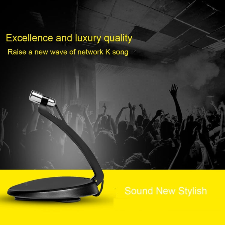 Yanmai SF-911B USB 2.0 Professional Condenser Sound Recording Microphone with Base Holder, Cable Length: 1.5m, Compatible with PC and Mac for Live Broadcast Show, KTV, etc.(Black) - Microphone by Yanmai | Online Shopping South Africa | PMC TechLife | Buy Now Pay Later Mobicred
