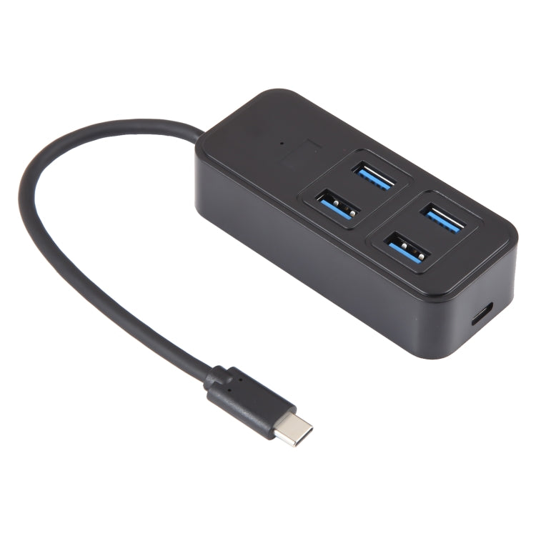 BYL-1901T 5 in 1 USB-C / Type-C to USB3.0x4+USB-C / Type-C HUB Adapter - USB HUB by PMC TechLife | Online Shopping South Africa | PMC TechLife | Buy Now Pay Later Mobicred