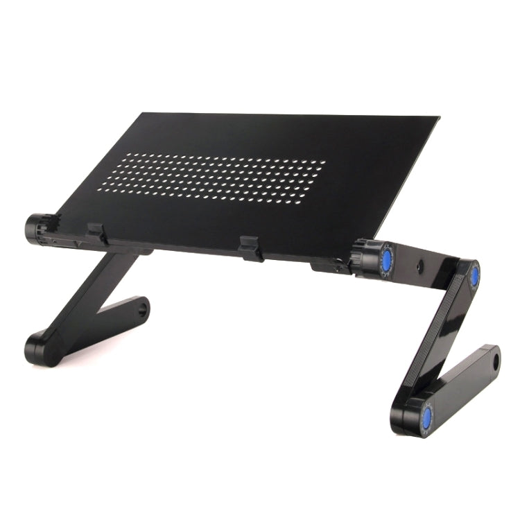 Portable 360 Degree Adjustable Foldable Aluminium Alloy Desk Stand for Laptop / Notebook, without CPU Fans & Mouse Pad(Black) - Laptop Stand by PMC Jewellery | Online Shopping South Africa | PMC Jewellery | Buy Now Pay Later Mobicred