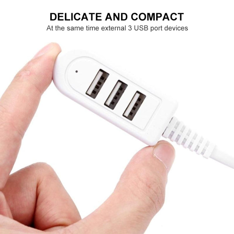 1.2m TPE USB A to 3 USB Ports Female HUB Adapter - free shipping - PMC Jewellery - Order now!