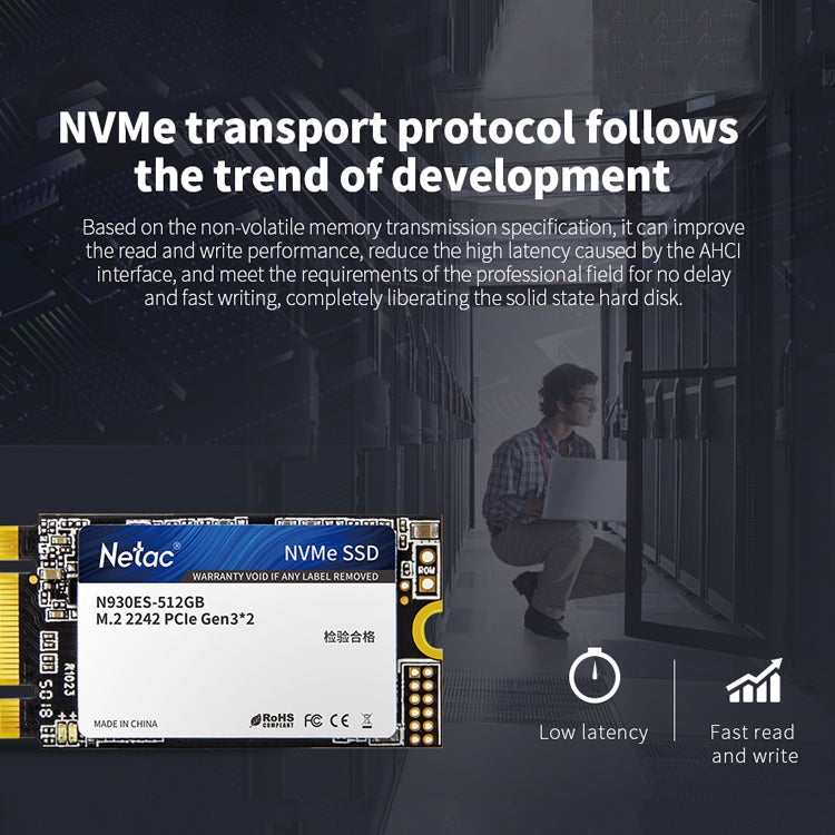 Netac N930ES 256GB M.2 2242 PCIe Gen3x2 Solid State Drive - free shipping - PMC Jewellery - Order now!