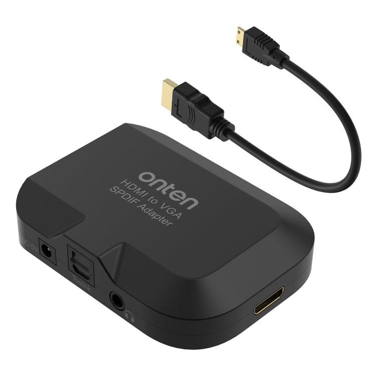 Onten 35165 HDMI to VGA + Optical Audio Converter for Speaker / TV / Computer - free shipping - PMC Jewellery - Order now!
