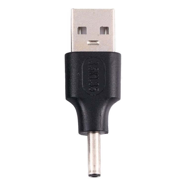 10 PCS 3.5x1.35mm Male to USB Male Adapter Connector - Universal Power Adapter by PMC Jewellery | Online Shopping South Africa | PMC Jewellery | Buy Now Pay Later Mobicred