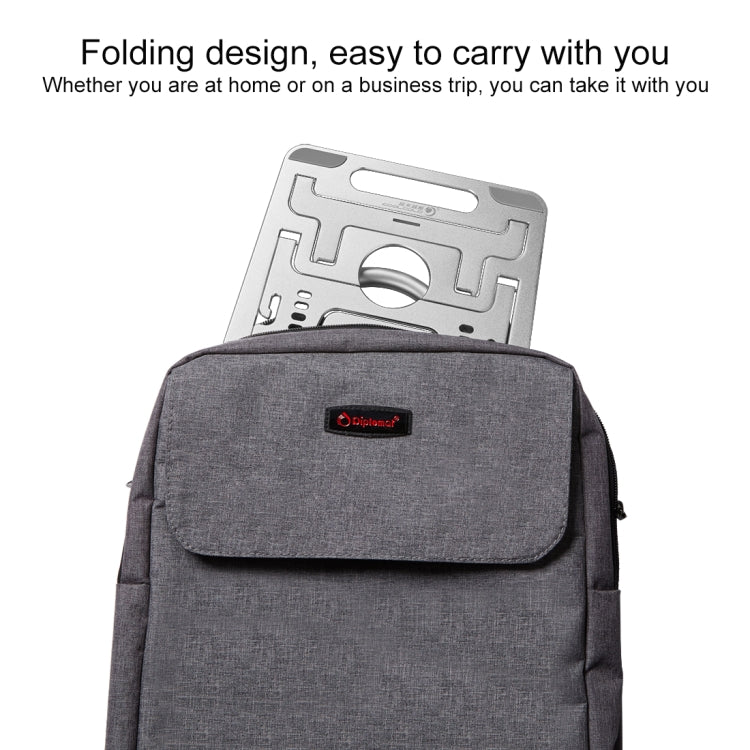 COOLCOLD U2S Portable Foldable Hollow Double Triangle Height Adjustable Aluminum Alloy Bracket for Laptop - free shipping - PMC Jewellery - Order now!