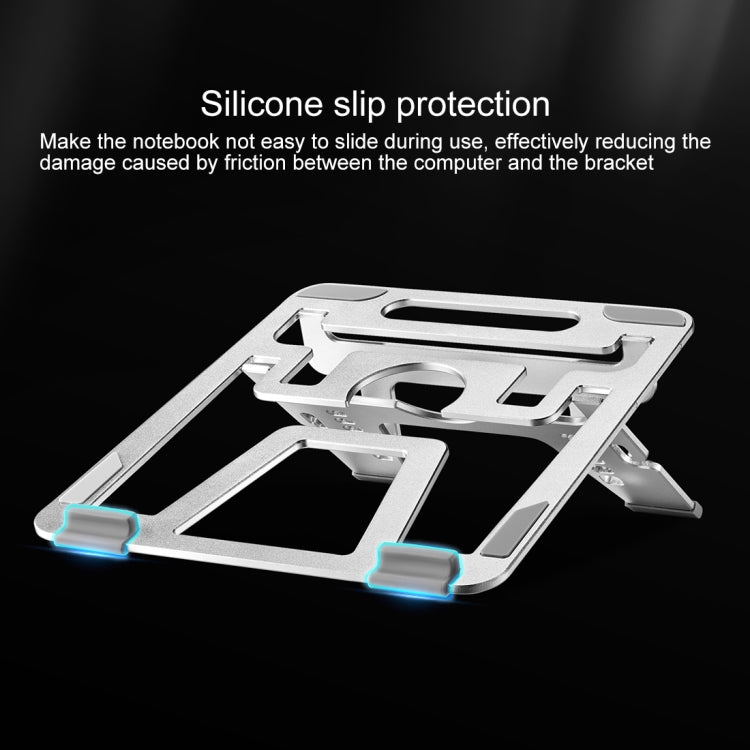 COOLCOLD U2S Portable Foldable Hollow Double Triangle Height Adjustable Aluminum Alloy Bracket for Laptop - free shipping - PMC Jewellery - Order now!