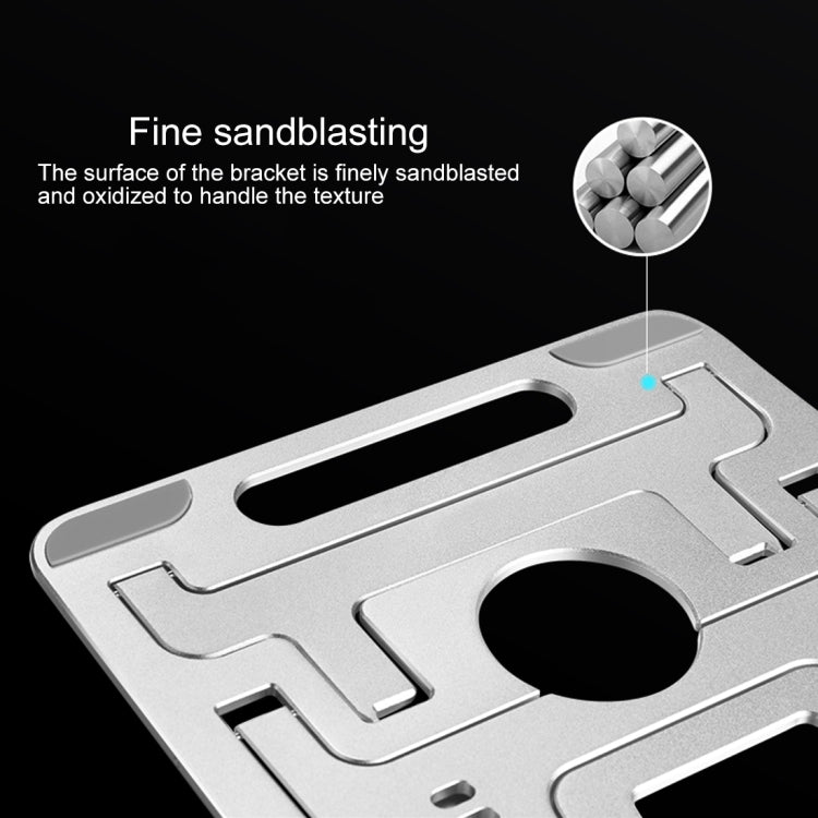 COOLCOLD U2S Portable Foldable Hollow Double Triangle Height Adjustable Aluminum Alloy Bracket for Laptop - free shipping - PMC Jewellery - Order now!