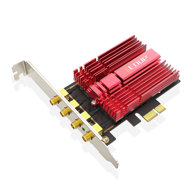 EDUP 9633-800 AC1900Mbps 2.4GHz & 5GHz Dual Band PCI-Express Adapter 4 Antenna External Network Card - free shipping - PMC Jewellery - Order now!