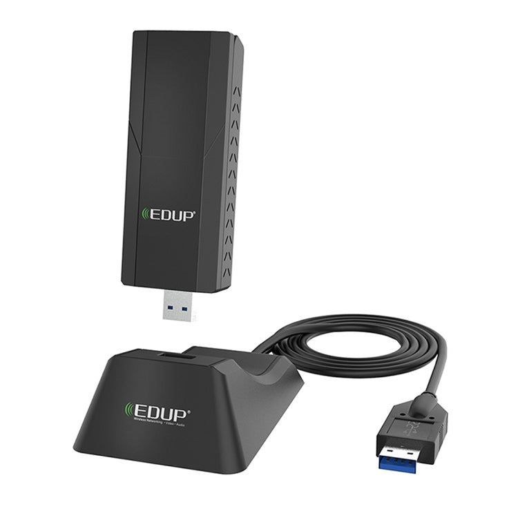 EDUP EP-AC1675 AC1900Mbps 2.4GHz & 5.8GHz Dual Band USB3.0 WiFi Adapter External Network Card - free shipping - PMC Jewellery - Order now!