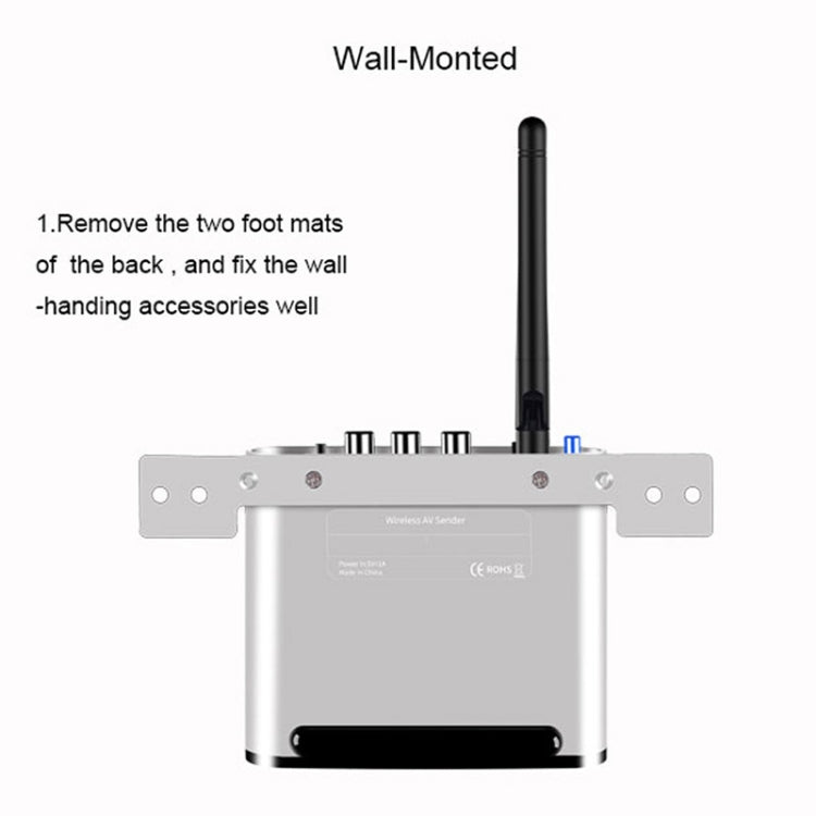 Measy AV220 2.4GHz Wireless Audio / Video Transmitter and Receiver, Transmission Distance: 200m, US Plug - free shipping - PMC TechLife - Order now!