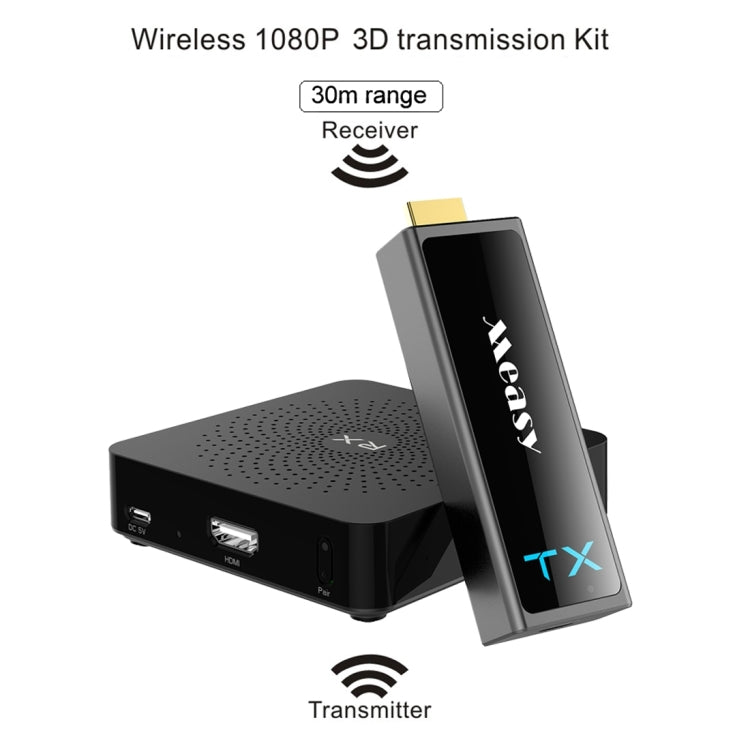 Measy W2H Mini2 60GHz Full HD 1080P Wireless 3D Transmission Kit, Transmission Distance: 30m, UK Plug - free shipping - PMC Jewellery - Order now!