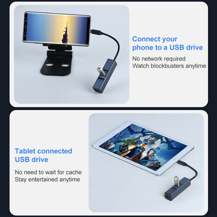RDS 6307-2 USB to USB3.0 + Triple USB2.0 4 in 1 HUB Adapter - USB 3.0 HUB by PMC TechLife | Online Shopping South Africa | PMC TechLife | Buy Now Pay Later Mobicred