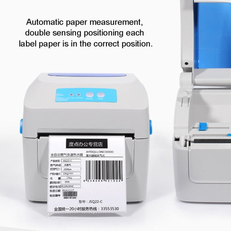 GPRINTER GP1324D Bluetooth USB Port Thermal Automatic Calibration Barcode Printer, Max Supported Thermal Paper Size: 104 x 2286mm - free shipping - PMC Jewellery - Order now!
