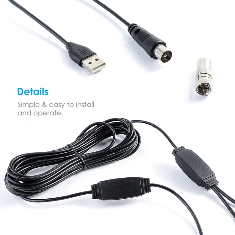 DVB-T CMMB DTMB Antenna Amplifier Car TV Digital Antenna - DVB-T & Simulation Antenna by PMC TechLife | Online Shopping South Africa | PMC TechLife | Buy Now Pay Later Mobicred