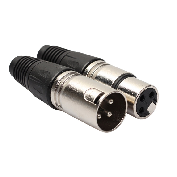10 Pairs 3 Pin XLR Plug Male + Female Jack Mic Jack Plug Socket Connector - Microphone Audio Cable & Connector by PMC TechLife | Online Shopping South Africa | PMC TechLife | Buy Now Pay Later Mobicred