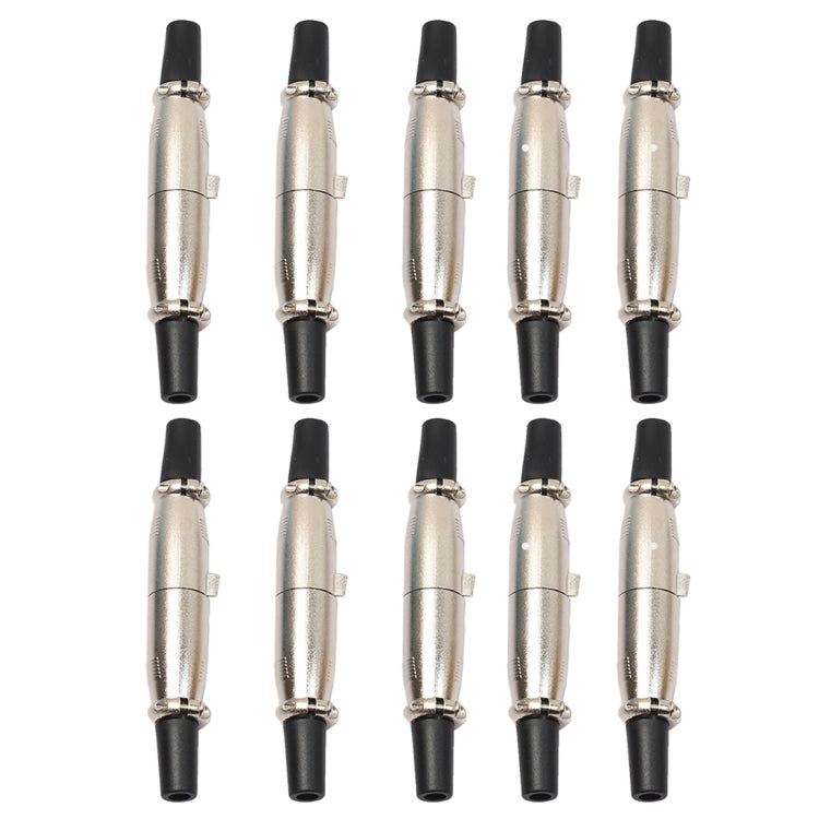 10 Pairs 3 Pin XLR Plug Male + Female Jack Mic Jack Plug Socket Connector - Microphone Audio Cable & Connector by PMC TechLife | Online Shopping South Africa | PMC TechLife | Buy Now Pay Later Mobicred