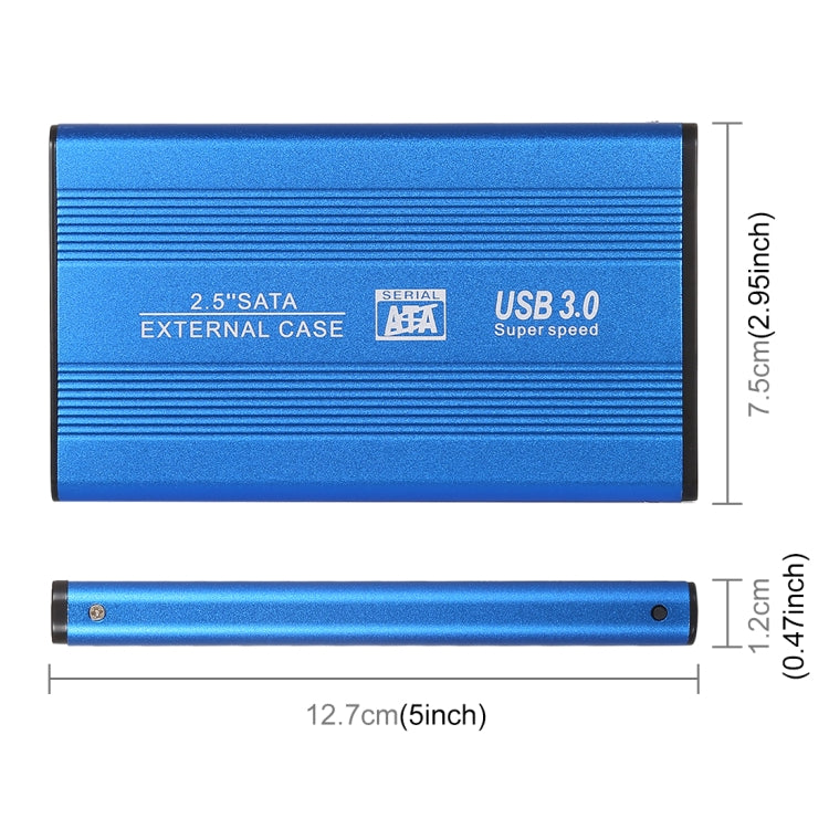Richwell SATA R2-SATA-1TGB 1TB 2.5 inch USB3.0 Super Speed Interface Mobile Hard Disk Drive(Blue) - free shipping - PMC Jewellery - Order now!