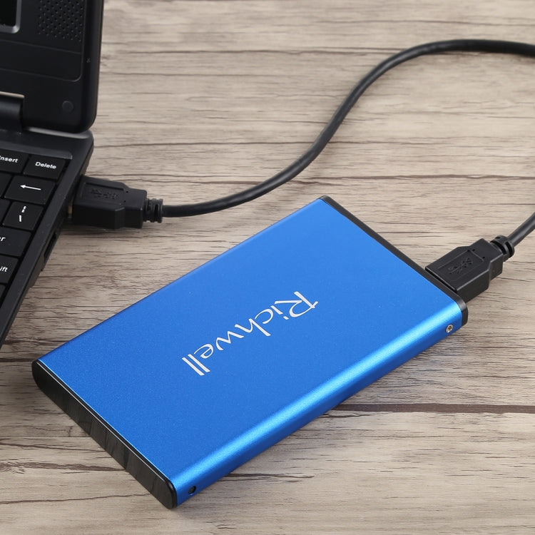 Richwell SATA R2-SATA-2TB 2TB 2.5 inch USB3.0 Super Speed Interface Mobile Hard Disk Drive(Blue) - free shipping - PMC Jewellery - Order now!