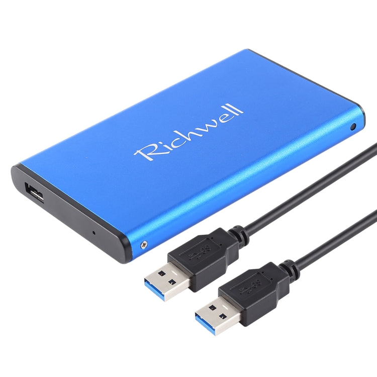 Richwell SATA R2-SATA-160GB 160GB 2.5 inch USB3.0 Super Speed Interface Mobile Hard Disk Drive(Blue) - free shipping - PMC Jewellery - Order now!