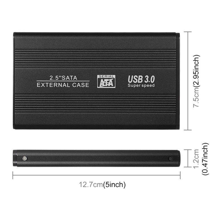 Richwell SATA R2-SATA-250GB 250GB 2.5 inch USB3.0 Super Speed Interface Mobile Hard Disk Drive(Black) - free shipping - PMC Jewellery - Order now!