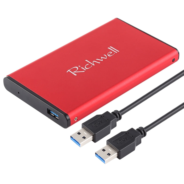 Richwell SATA R2-SATA-320GB 320GB 2.5 inch USB3.0 Super Speed Interface Mobile Hard Disk Drive(Red) - free shipping - PMC Jewellery - Order now!