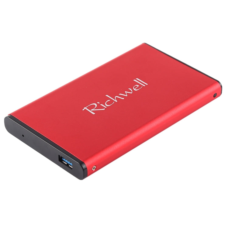 Richwell SATA R2-SATA-500GB 500GB 2.5 inch USB3.0 Super Speed Interface Mobile Hard Disk Drive(Red) - free shipping - PMC Jewellery - Order now!