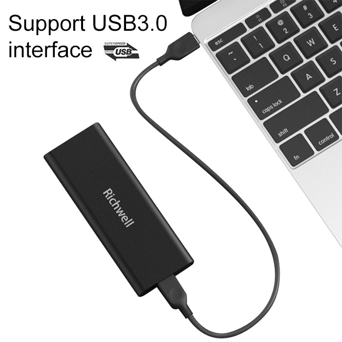 Richwell SSD R280-SSD-120GB 120GB Mobile Hard Disk Drive for Desktop PC(Black) - free shipping - PMC Jewellery - Order now!