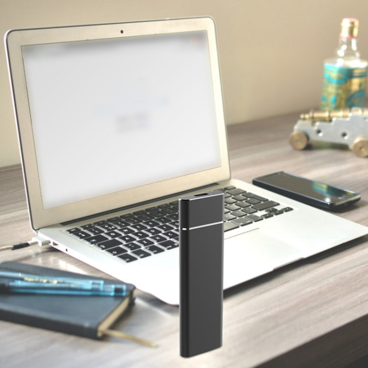 M.2 NGFF to USB-C / Type-C USB 3.1 Interface Aluminum Alloy SSD Enclosure(Black) - HDD Enclosure by PMC TechLife | Online Shopping South Africa | PMC TechLife | Buy Now Pay Later Mobicred