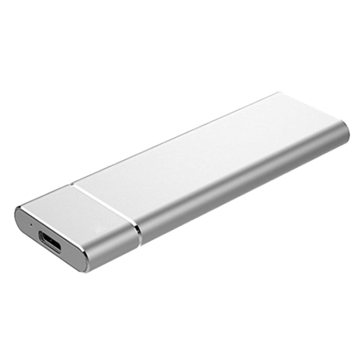 M.2 NGFF to USB-C / Type-C USB 3.1 Interface Aluminum Alloy SSD Enclosure (Silver) - HDD Enclosure by PMC TechLife | Online Shopping South Africa | PMC TechLife | Buy Now Pay Later Mobicred