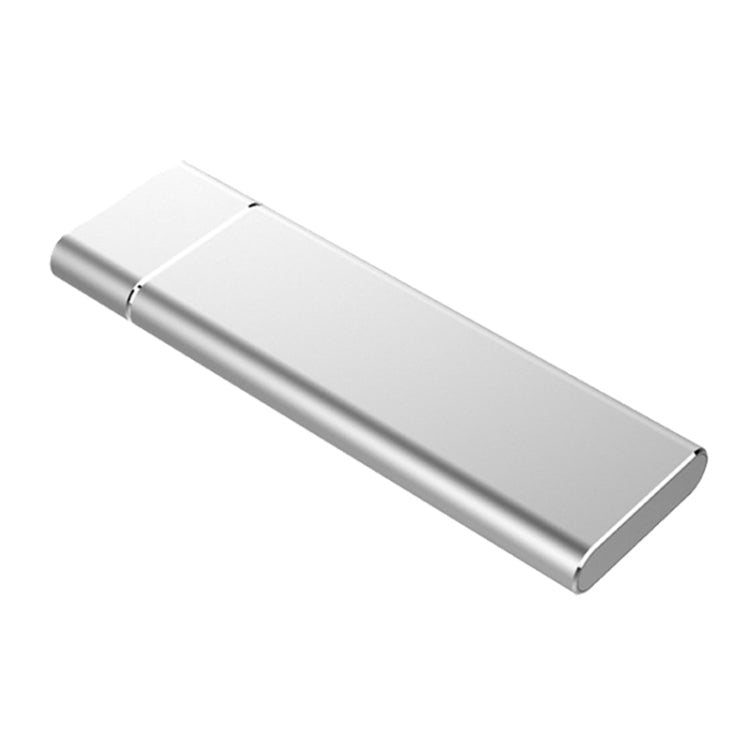 M.2 NGFF to USB-C / Type-C USB 3.1 Interface Aluminum Alloy SSD Enclosure (Silver) - HDD Enclosure by PMC TechLife | Online Shopping South Africa | PMC TechLife | Buy Now Pay Later Mobicred